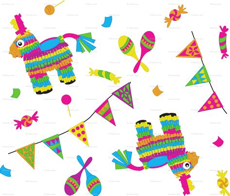 fiesta flags clipart|fiesta pinata clip art.